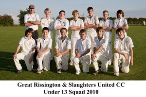 GRCC Under 13 Squad 2010.