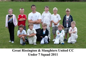 GRCC Under 7 Squad 2011.