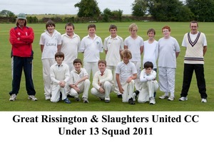 GRCC Under 13 Squad 2011.