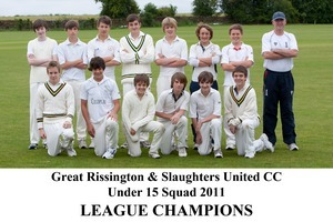 GRCC Under 15 Squad 2011.