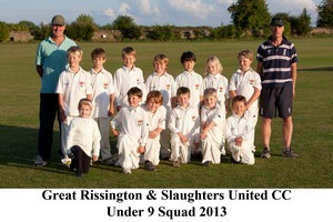 GRCC Under 9 Squad 2013.