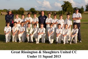 GRCC Under 11 Squad 2013.