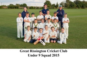 GRCC Under 9 Squad 2015.