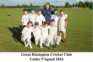 GRCC Under 9 Squad 2016.