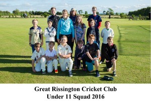 GRCC Under 11 Squad 2016.