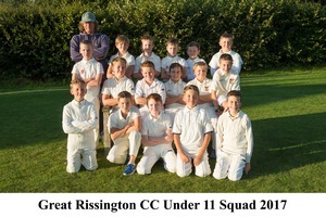 GRCC Under 11 Squad 2017.