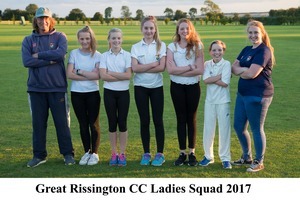 GRCC Ladies Squad 2017.